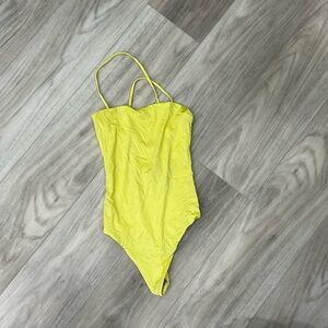 Yellow One Piece Swimsuit